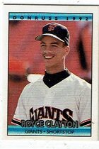1992 Donruss CrackJack Series 2 #10 Royce Clayton