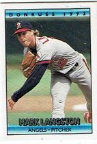 1992 Donruss CrackJack Series 2 #20 Mark Langston