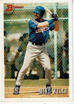 1993 Bowman Base Set #221 Mike Welch