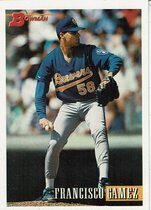 1993 Bowman Base Set #267 Francisco Gamez