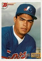 1993 Bowman Base Set #592 Jose Vidro