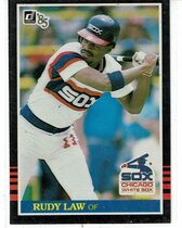 1985 Donruss Base Set #244 Rudy Law