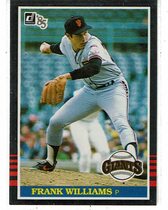 1985 Donruss Base Set #323 Frank Williams