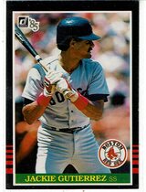 1985 Donruss Base Set #335 Jackie Gutierrez