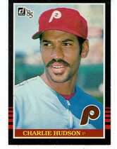 1985 Donruss Base Set #355 Charlie Hudson