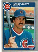 1985 Fleer Base Set #53 Henry Cotto