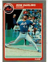 1985 Fleer Base Set #76 Ron Darling
