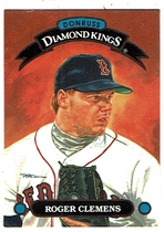 1993 Donruss Diamond Kings #DK-3 Roger Clemens