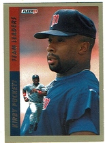1993 Fleer Team Leaders AL #1 Kirby Puckett