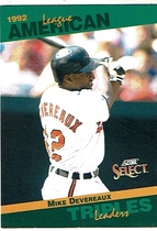 1993 Score Select Stat Leaders #20 Mike Devereaux