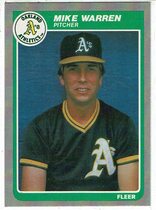 1985 Fleer Base Set #435 Mike Warren