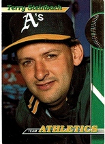 1993 Stadium Club As #9 Terry Steinbach