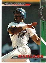 1993 Stadium Club Rangers #25 Julio Franco