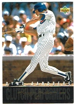 1993 Upper Deck Clutch Performers #R18 Ryne Sandberg