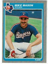 1985 Fleer Base Set #562 Mike Mason