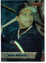1994 Bowman Bowmans Best Blue #22 Jose Malave