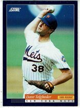 1994 Score Base Set #599 Dave Telgheder