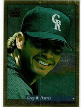 1994 Score Gold Rush #374 Greg W. Harris
