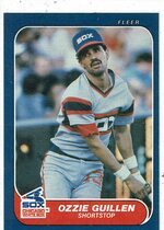 1986 Fleer Base Set #206 Ozzie Guillen