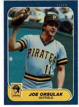 1986 Fleer Base Set #615 Joe Orsulak