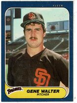 1986 Fleer Update #124 Gene Walter