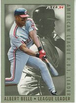 1994 Fleer League Leaders #2 Albert Belle