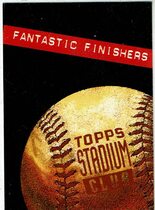 1994 Stadium Club Infocards 6 Card Set #2 Infocard