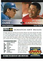 1994 Upper Deck Collectors Choice Team vs Team #14 Ryne Sandberg|Ozzie Smith