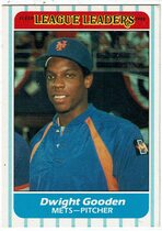 1986 Fleer League Leaders #16 Dwight Gooden