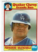 1986 Quaker Granola #17 Fernando Valenzuela