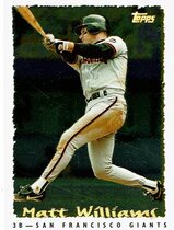 1995 Topps Cyberstats #8 Matt Williams