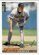 1995 Upper Deck Collectors Choice Silver Signature #343 Mike Oquist
