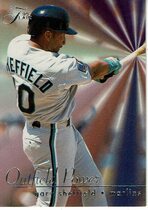 1995 Flair Outfield Power #9 Gary Sheffield