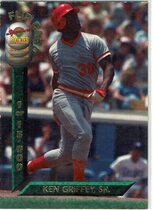 1994 Signature Rookies Draft Picks Flip Cards #NNO Ken Griffey Sr.|Ken Griffey Jr.