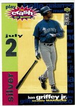 1995 Upper Deck Collectors Choice Crash the Game Silver #CG8 Ken Griffey Jr.