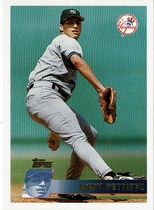 1996 Topps Base Set #378 Andy Pettitte