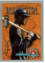1996 Upper Deck Collectors Choice Silver Signature #660 Jamie Brewington