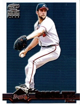 2000 Pacific Paramount Ruby #27 John Smoltz