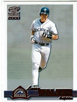 2000 Pacific Paramount Ruby #82 Larry Walker