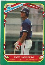 1987 Fleer Star Stickers #105 Ryne Sandberg