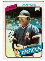 1980 Topps Base Set #20 Dan Ford