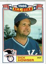 1987 Topps Glossy All Stars #12 Dick Howser
