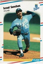 1988 Fleer Update #34 Israel Sanchez