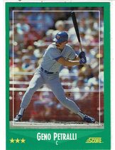 1988 Score Base Set #373 Geno Petralli