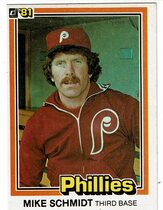 1981 Donruss Base Set #11 Mike Schmidt