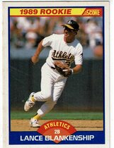 1989 Score Base Set #641 Lance Blankenship