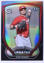 2015 Bowman Chrome Scouts Updates #BSU-JW Jesse Winker