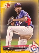 2017 Bowman Prospects Yellow #BP68 Alex Speas