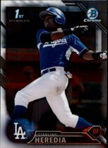 2016 Bowman Chrome Prospects #BCP18 Starling Heredia