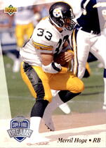1992 Upper Deck NFL Experience #48 Merril Hoge